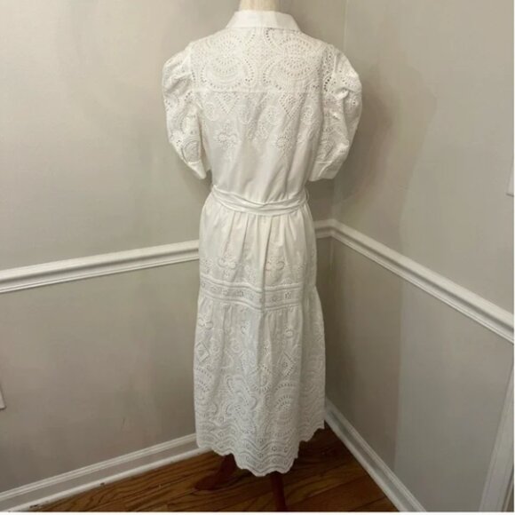 Shoshanna White Dress (Size 8) - Picture 3 of 4